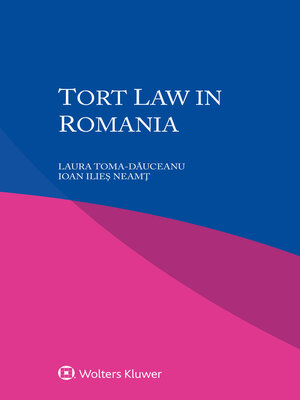 cover image of Tort Law in Romania